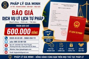 Dịch vụ cấp phiếu lý lịch tư pháp Huế