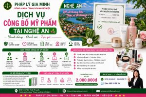 Dịch vụ công bố mỹ phẩm tại Nghệ An