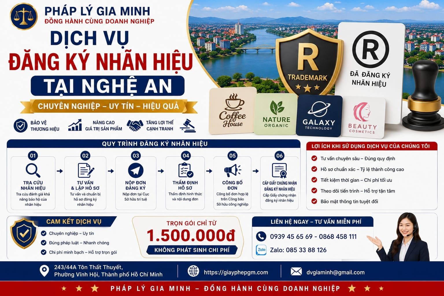 Dịch vụ đăng ký nhãn hiệu tại Nghệ An