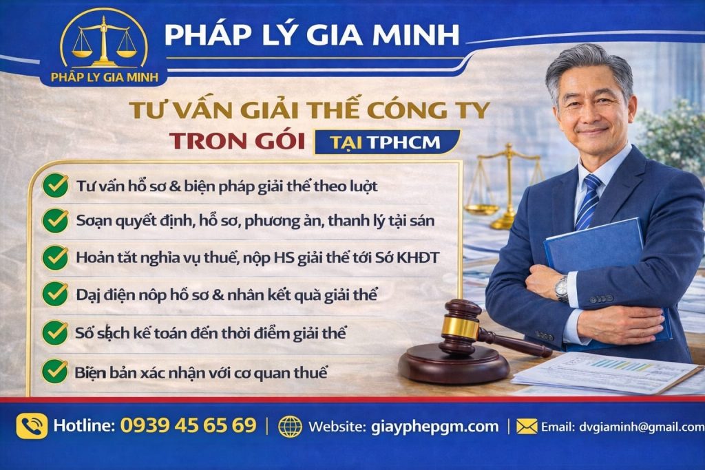 Dịch vụ giải thể công ty du lịch tại Thành phố Hồ Chí Minh