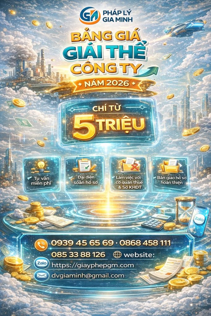 Dịch vụ giải thể công ty nuôi trồng thủy sản tại An Giang