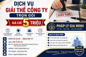 Dịch vụ giải thể công ty thương mại tổng hợp tại Thái Nguyên