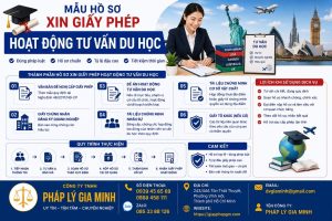Hồ sơ xin giấy phép hoạt động tư vấn du học