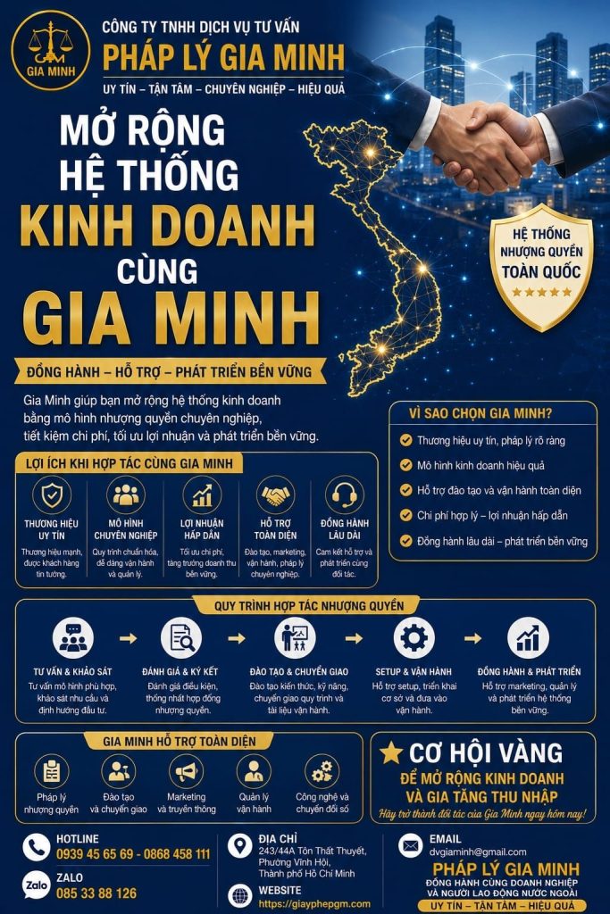 Mở rộng hệ thống kinh doanh cùng Gia Minh
