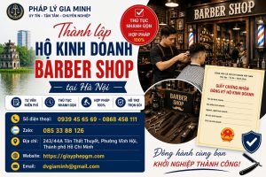 Thành lập hộ kinh doanh barber shop tại Hà Nội
