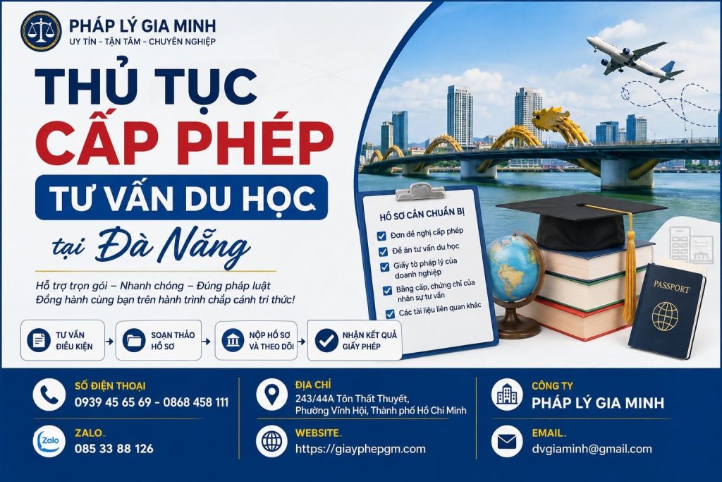 Thủ tục cấp phép tư vấn du học tại Đà Nẵng