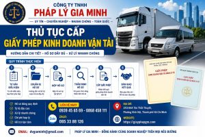 Thủ tục xin giấy phép vận tải hàng hóa