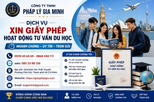 Xin giấy phép hoạt động tư vấn du học tại Đà Nẵng