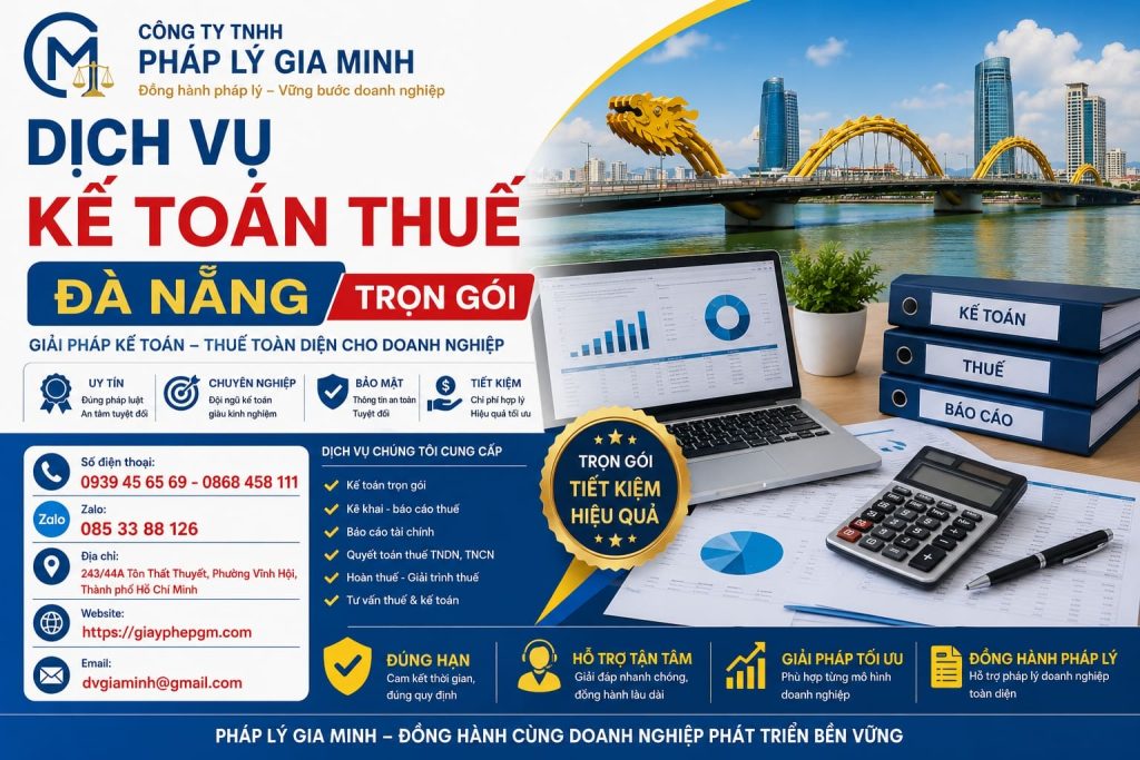 Dịch vụ kế toán thuế Đà Nẵng trọn gói