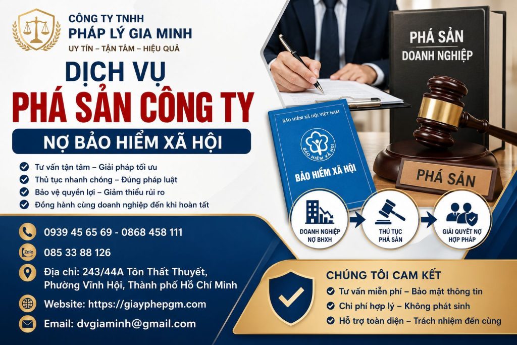 Dịch Vụ Phá Sản Công Ty Nợ Bảo Hiểm Xã Hội