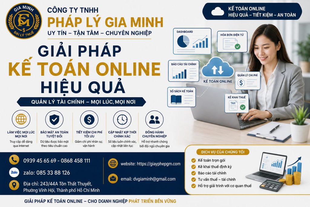 Giải pháp kế toán online hiệu quả