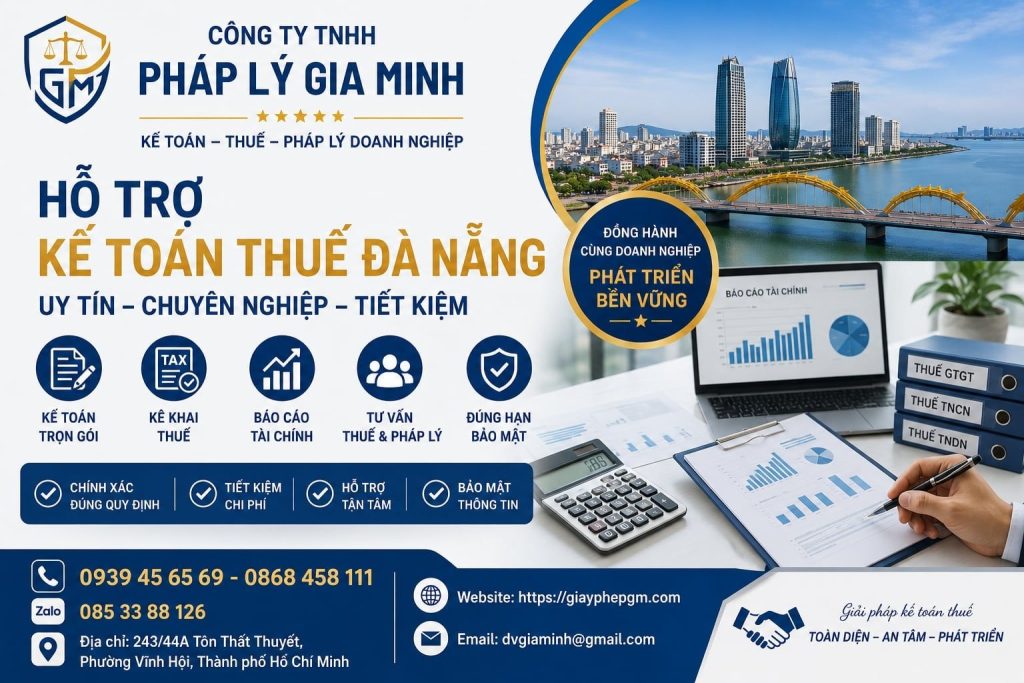 Hỗ trợ kế toán thuế Đà Nẵng uy tín