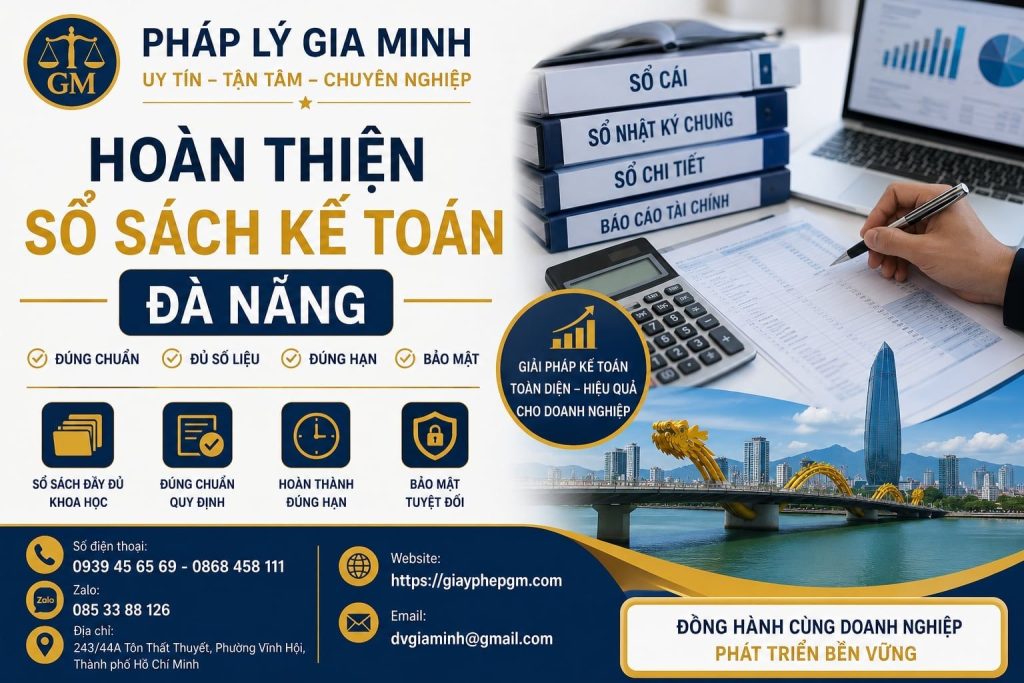 Hoàn thiện sổ sách kế toán Đà Nẵng