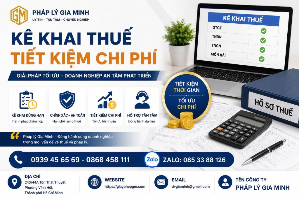 Kê khai thuế tiết kiệm chi phí