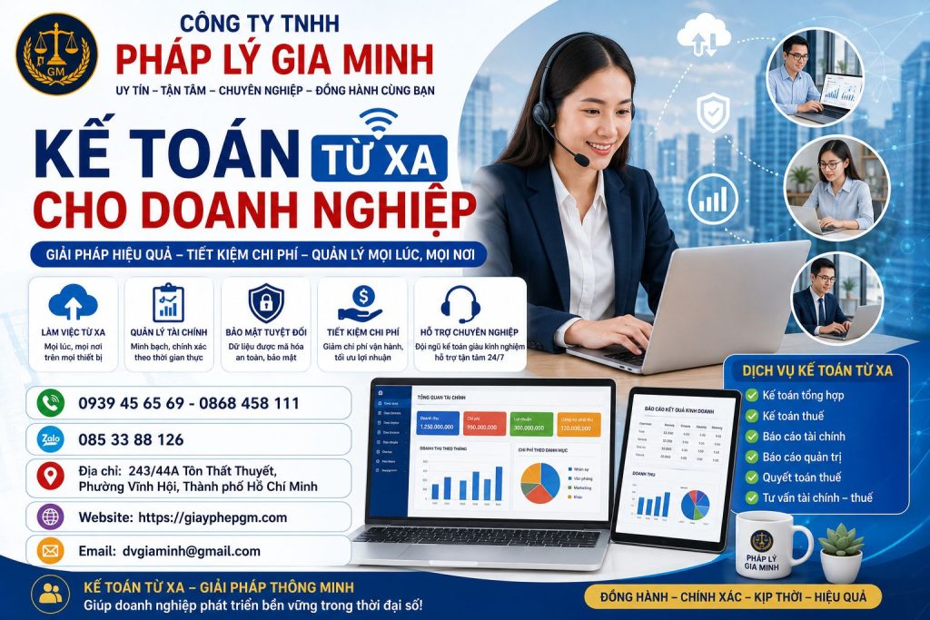 Kế toán từ xa cho doanh nghiệp