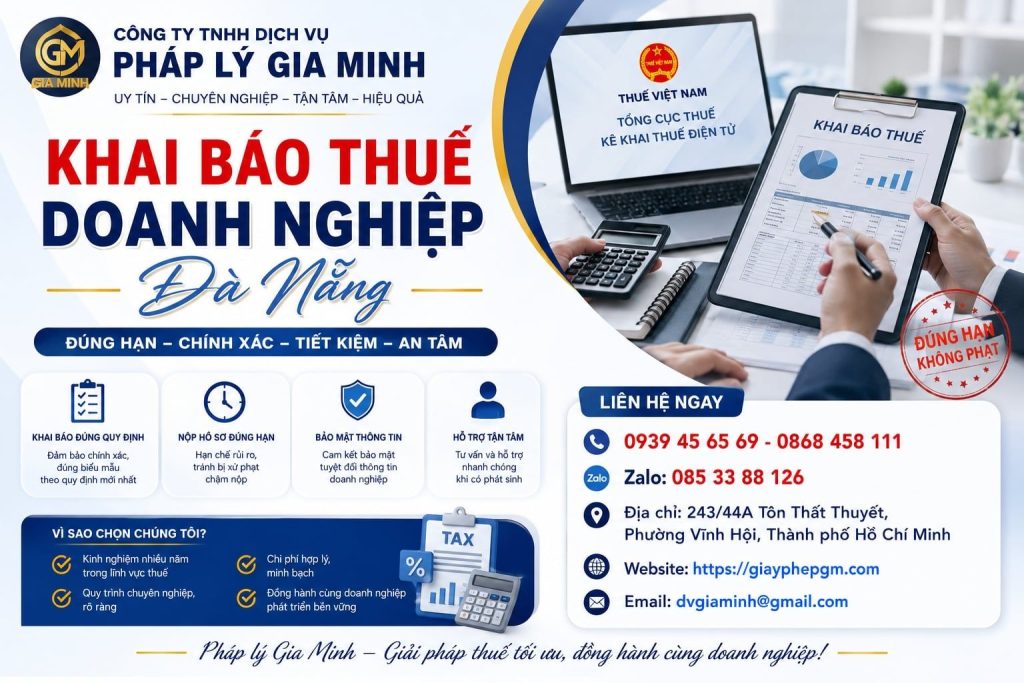 Khai báo thuế doanh nghiệp Đà Nẵng