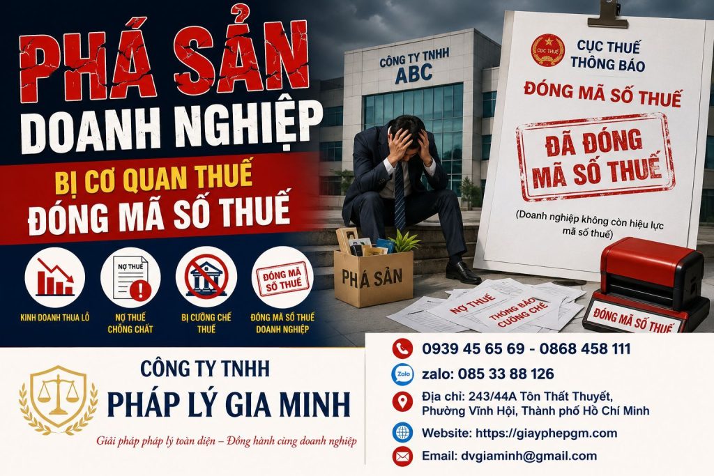 Phá Sản Doanh Nghiệp Bị Cơ Quan Thuế Đóng Mã Số Thuế