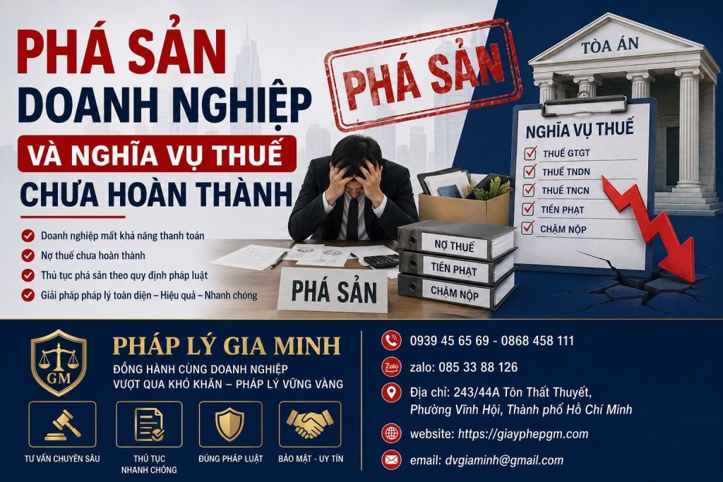 Phá Sản Doanh Nghiệp Và Nghĩa Vụ Thuế Chưa Hoàn Thành