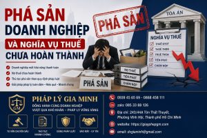 Phá Sản Doanh Nghiệp Và Nghĩa Vụ Thuế Chưa Hoàn Thành