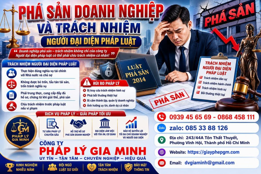 Phá Sản Doanh Nghiệp Và Trách Nhiệm Người Đại Diện Pháp Luật