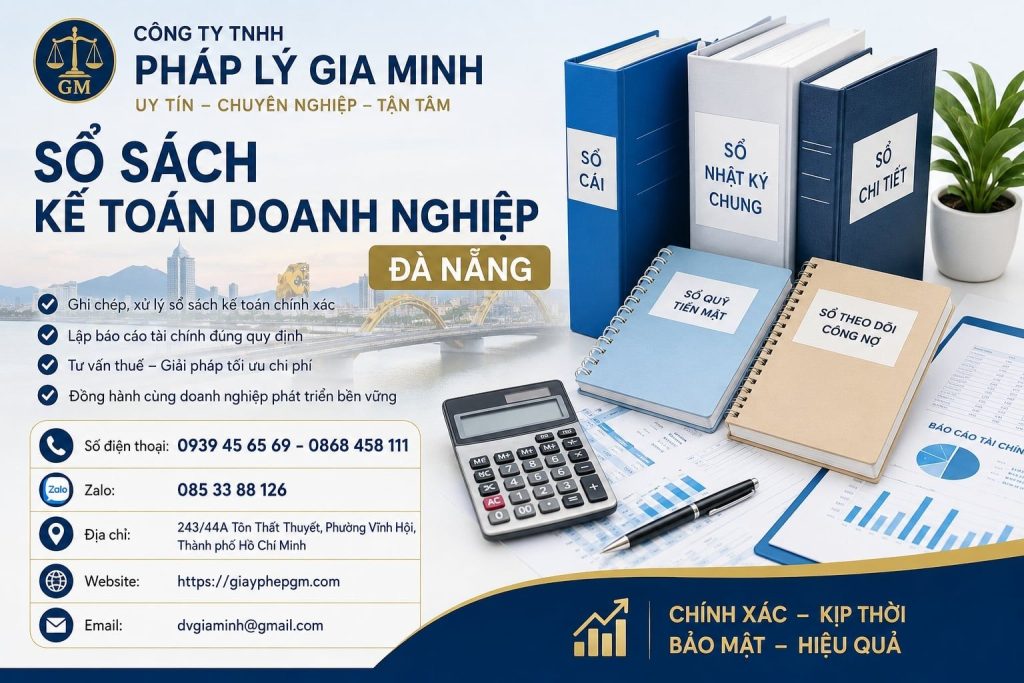 Sổ sách kế toán doanh nghiệp Đà Nẵng