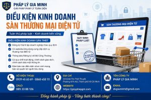 Điều kiện kinh doanh sàn thương mại điện tử