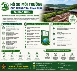 Hồ sơ môi trường cho trang trại chăn nuôi tại Bắc Ninh