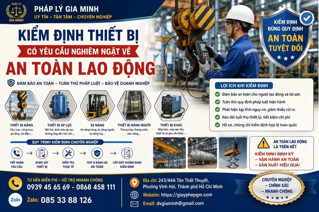 Kiểm định thiết bị có yêu cầu nghiêm ngặt về an toàn lao động