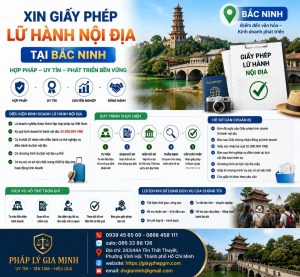Xin giấy phép lữ hành nội địa tại Bắc Ninh