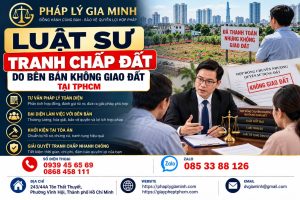 Luật sư tranh chấp đất do bên bán không giao đất tại TPHCM