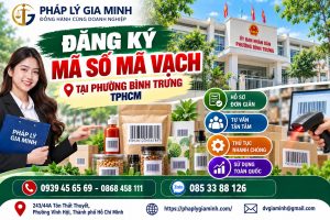 Đăng ký mã số mã vạch tại phường Bình Trưng TPHCM
