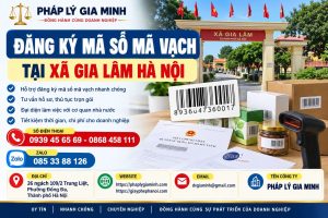 Đăng ký mã số mã vạch tại xã Gia Lâm Hà Nội