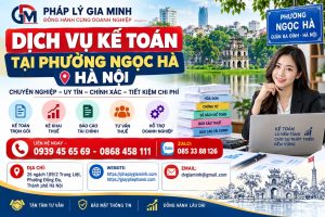 Dịch vụ kế toán tại phường Ngọc Hà Hà Nội