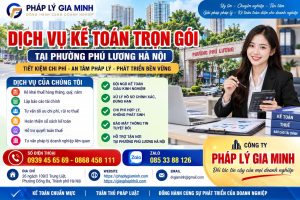 Dịch vụ kế toán trọn gói tại phường Phú Lương Hà Nội