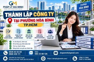 Thành lập công ty tại phường Hòa Bình TP.HCM